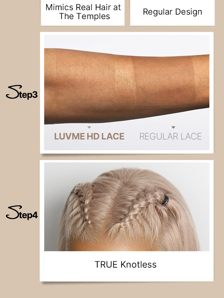 Get Free Wig | NatureMAX™ 180% Density Ash Blonde Silky Straight Glueless Ear-to-ear 13x4 HD Lace Front Wig Pre-Cut Lace Flexi-Fit Drawstring Cap - US Only-12