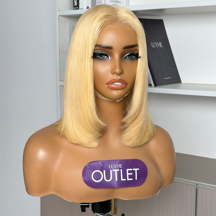 Special Deal |  613 Blonde Blunt Cut Bob Wig Glueless Deep Middle Part 2x6 HD Lace Wig-01