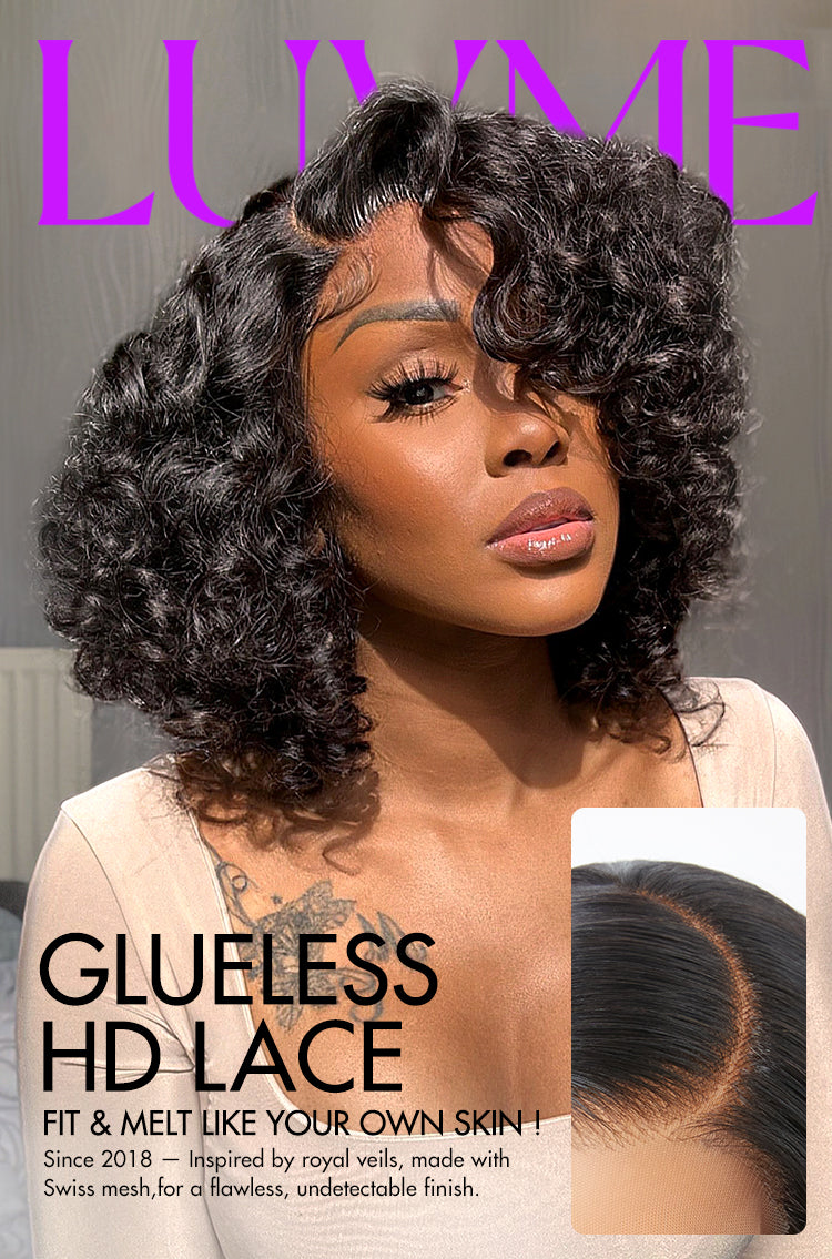 Luvme Hair Mature Bouncy Curl Left C Part Glueless Minimalist HD Lace Wig Pre-Cut Lace-03