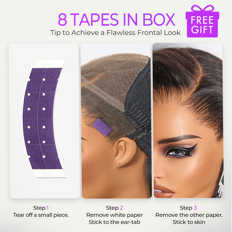 Luvme Hair NatureMAX™ 200% Density Ombre Brown to Natural Black HD lace front wig with loose waves and pre-cut lace cap