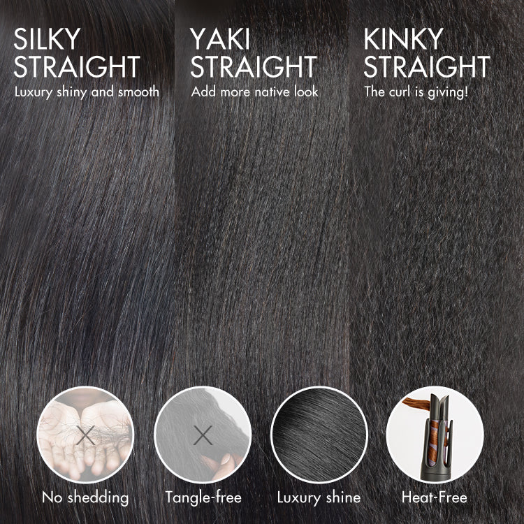 Put On and Go Blonde Highlight Yaki Straight Blunt Cut Bob Glueless Minimalist Lace Short Wig with Bangs-06