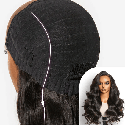 MyOwn-Fit™ PartingMax Glueless Wig 180% Density Loose Body Wave 7x6 Closure HD Lace Pre Cut & Plucked & Bleached Ready to Go-15