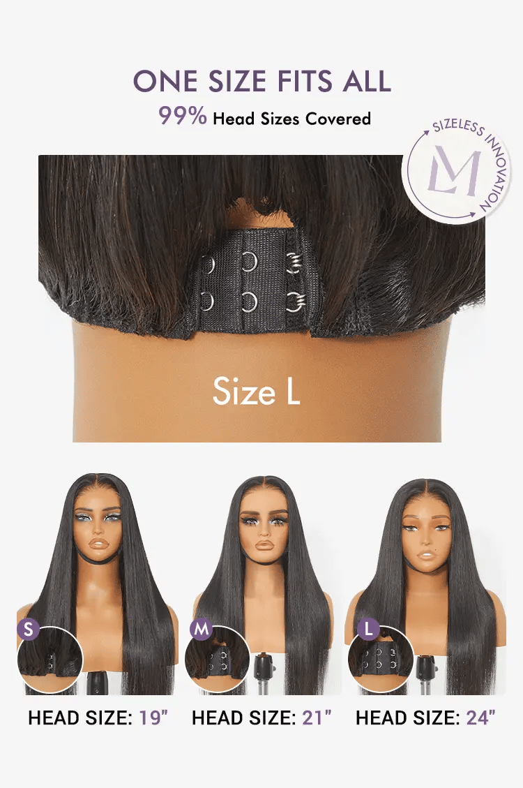 Tiktok Exclusive Deal | Luvme All-Day Comfort Wig 180% Density Loose Body Wave Glueless 7x6 Closure HD Lace Human Hair Wig with Bangs Pre-Cut Lace-24