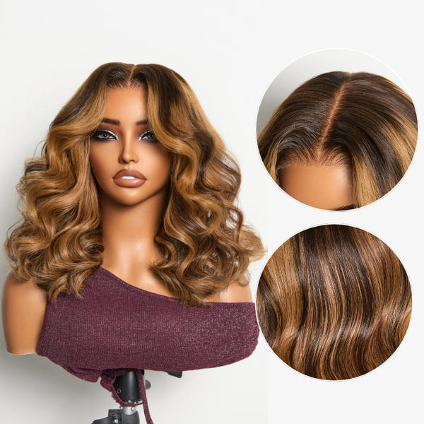 Sun-Kissed Warm Tone Brown with Blonde Highlights 180  display picture 1