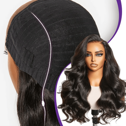 MyOwn-Fit™ PartingMax Glueless Wig 180% Density Loose Body Wave Ready to Go 7x6 Closure HD Lace Pre Cut & Plucked & Bleached-38