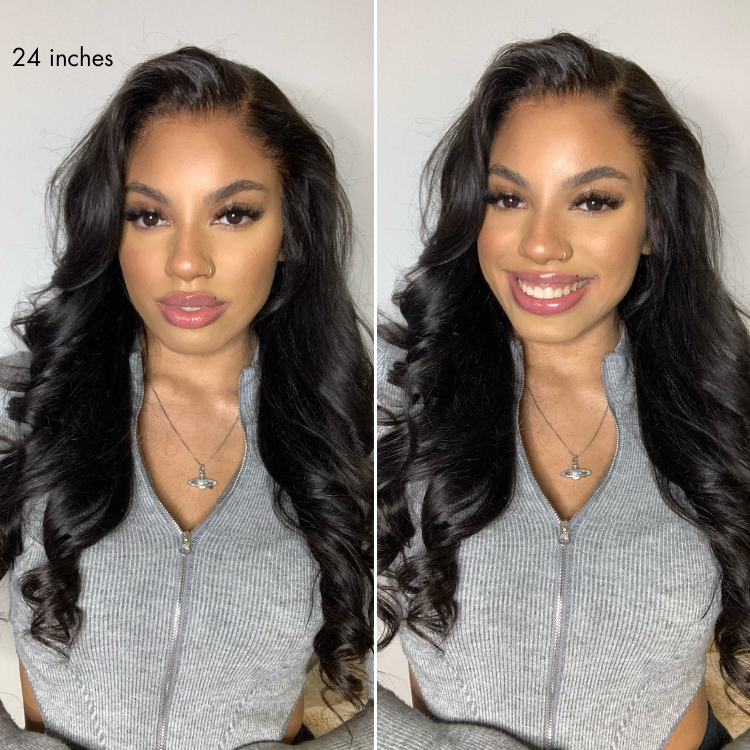 MyOwn-Fit™ PartingMax Glueless Wig 180% Density Loose Body Wave Ready to Go 7x6 Closure HD Lace Pre Cut & Plucked & Bleached-42