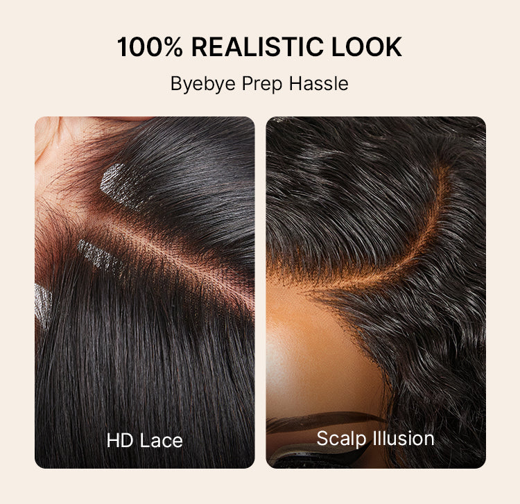 Tiktok Exclusive Deal | Ready to Go Water Wave Short Curly Bob Wig Glueless Minimalist HD Lace Wig Pre-Cut Lace-24