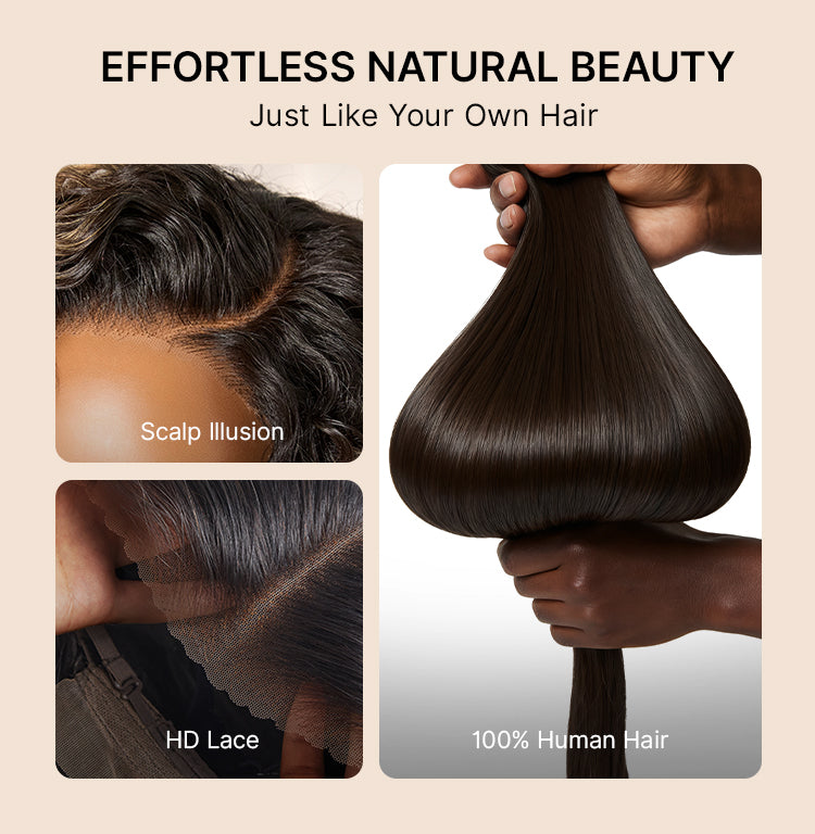 Ready to Go Blonde Highlight / Natural Black Water Wave Short Curly Bob Wig Glueless Minimalist HD Lace Wig Pre-Cut Lace-27