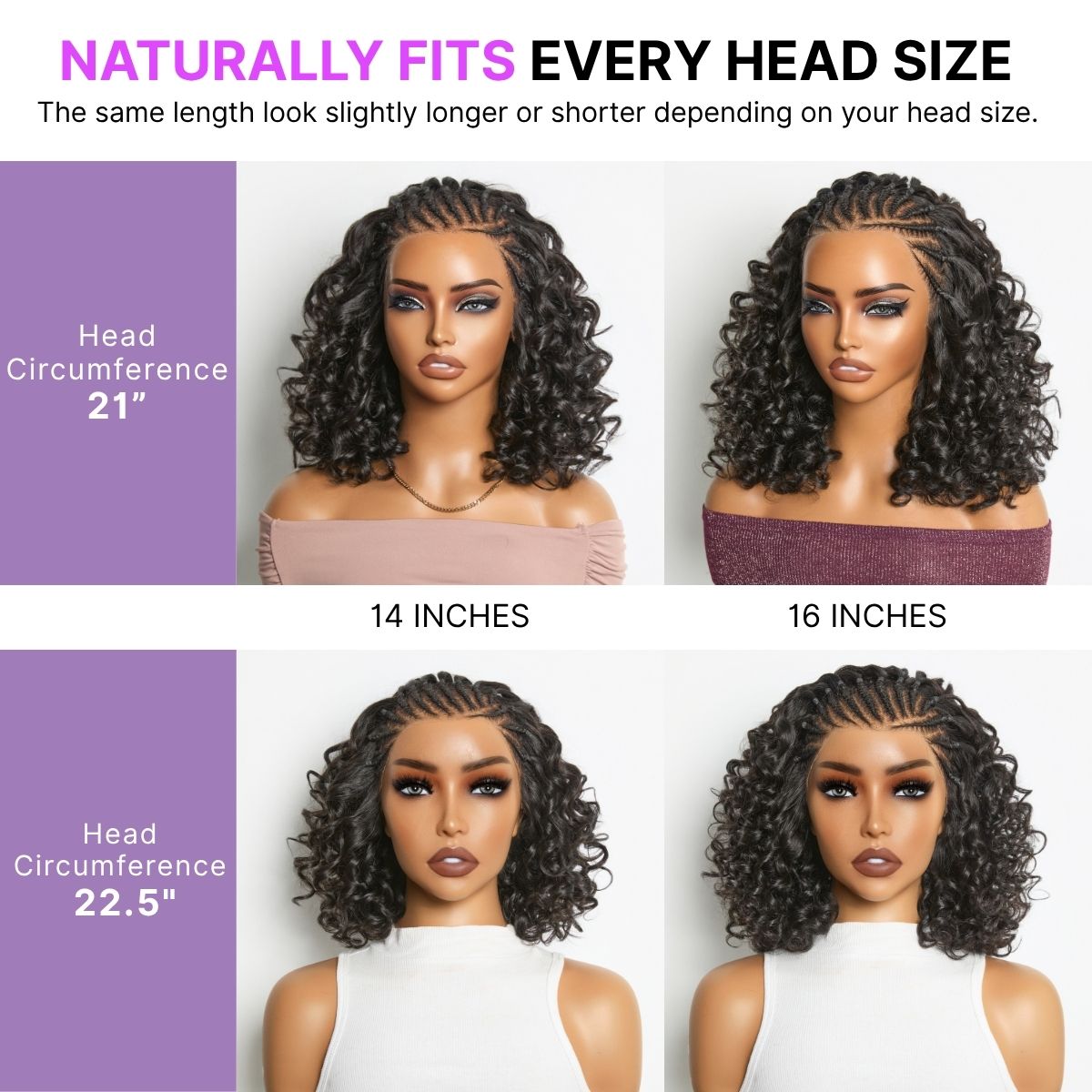 Readitress Chic & Voluminous 180% Density Pre-Braided Bouncy Curly Glueless Ear-to-ear 13x4 Frontal Lace Wig-05