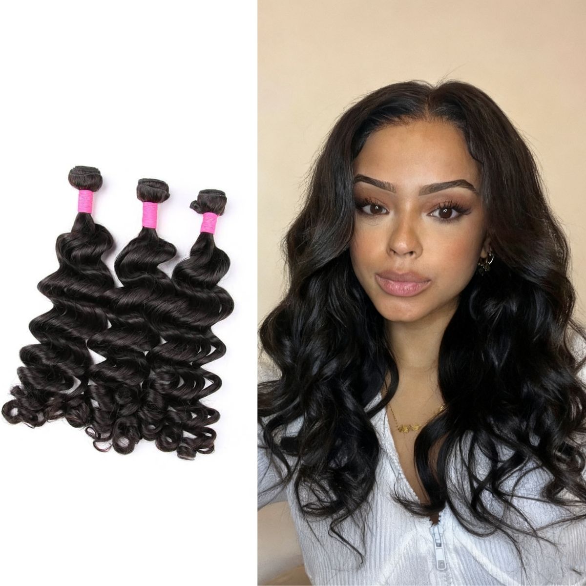 3pcs Body Wave / Water Wave / Deep Wave / Yaki Straight / Silky Straight 100% Virgin Human Hair Bundles-39