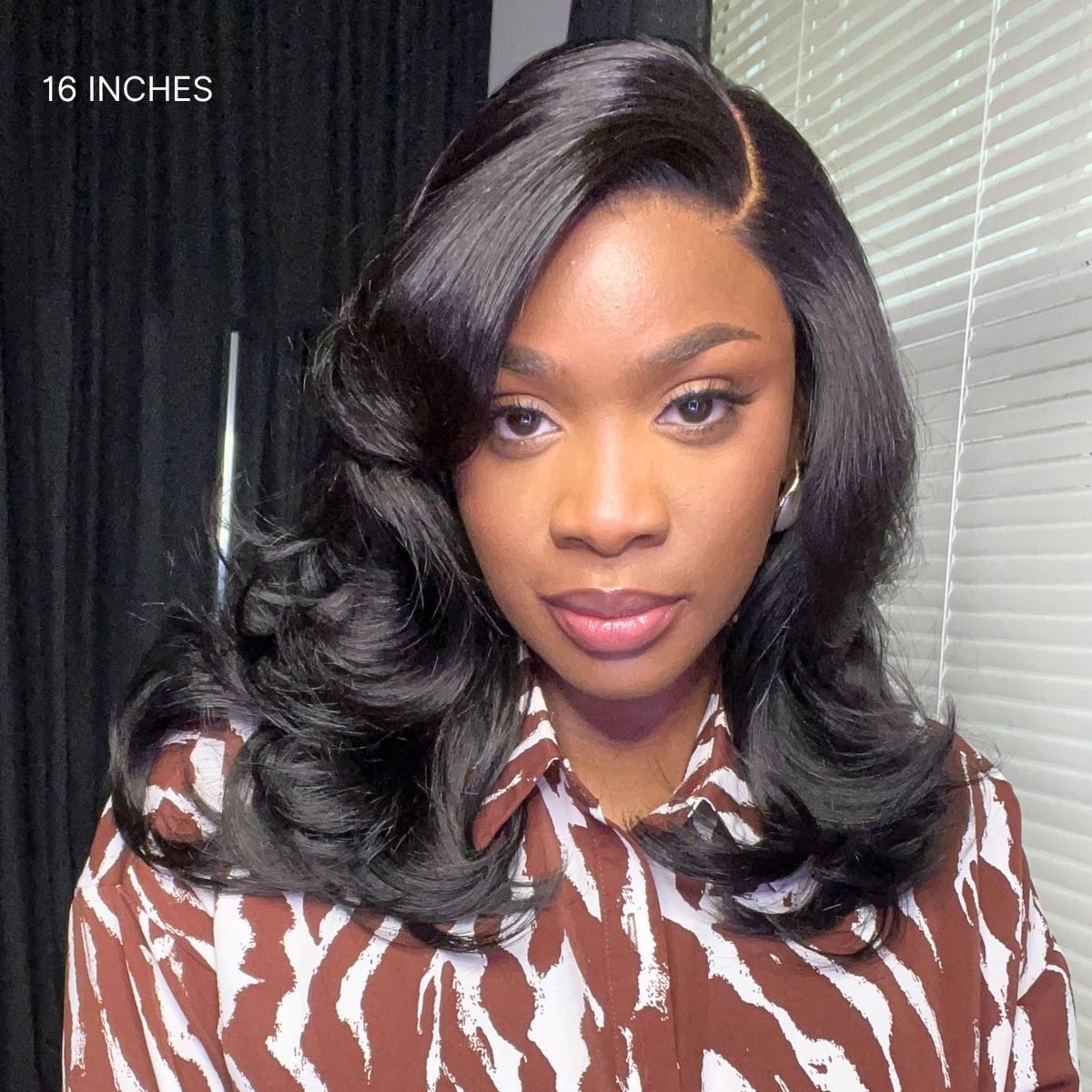 Effortlessly Chic Butterfly Cut Layered Wavy Glueless HD Minimalist Lace Short Wig-47