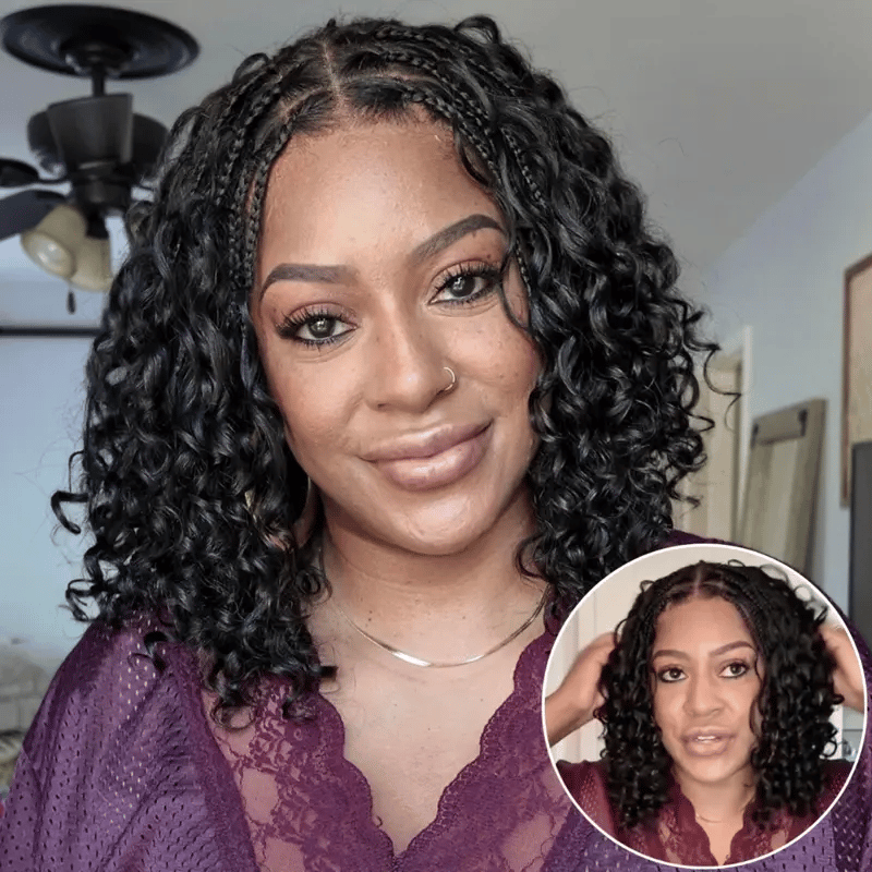 Crazy Wednesday | Readitress™ Boho Braids Deep Curly Glueless 5x5 Closure Lace with Braided Top Human Hair Wig Pre-Cut Lace-02