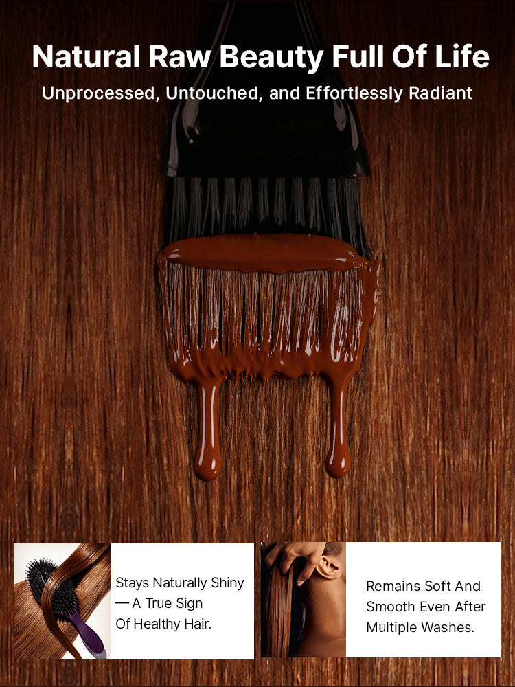 Monroe | RawMagic - Pure Raw Hair x Chocolate Truffle-11