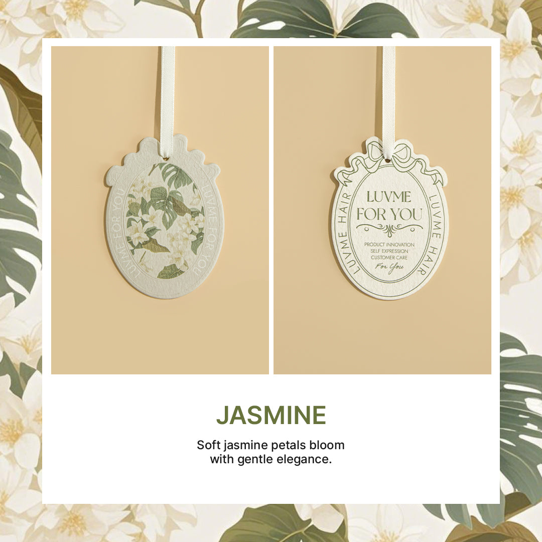 Set of 10 Luvme Fragrance Cards with long-lasting aroma, featuring elegant packaging and vibrant floral designs.