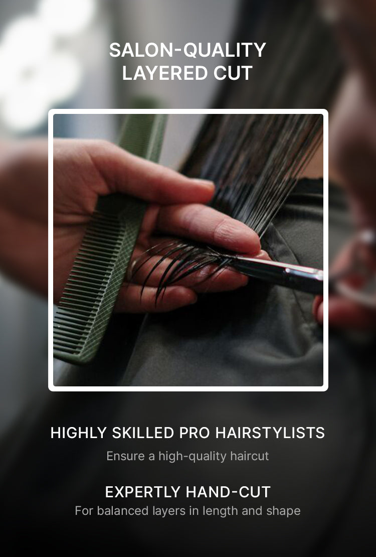 Blonde Highlight / Brown Highlight Short Layered Bob Wig Glueless 5x5 Closure Pre-Cut Lace Wig-28