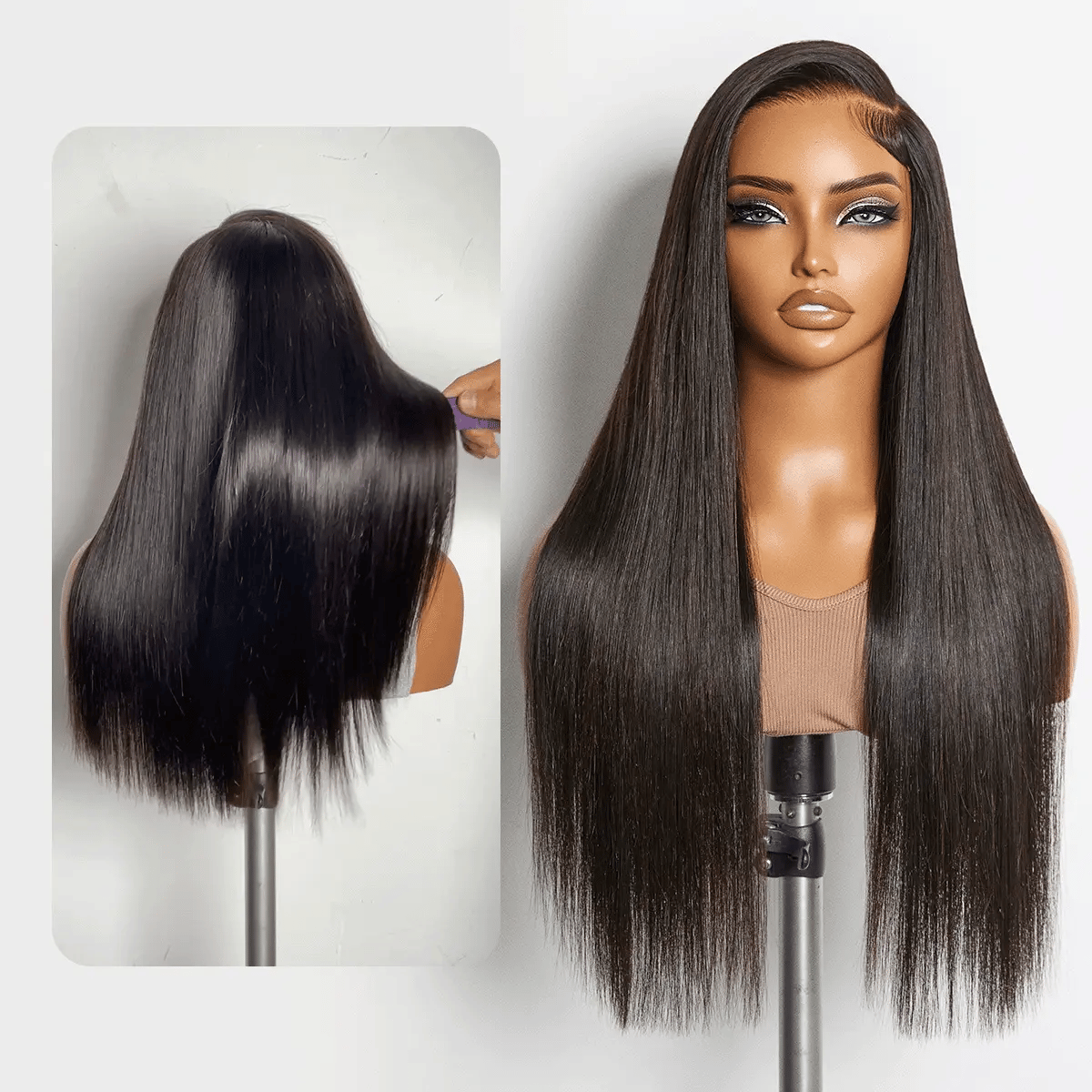 MyOwn-Fit PartingMax Glueless Personalized Comfort Wig 250% Density Bone Straight with Baby Hair 7x6 Closure HD Lace Wig Pre Cut & Plucked & Bleached Ready to Go-01