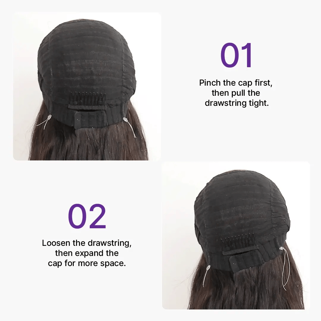 Luvme Hair MyOwn-Fit PartingMax glueless HD lace wig with bone-straight texture, baby hair, 7x6 closure, pre-cut, plucked, bleached ready