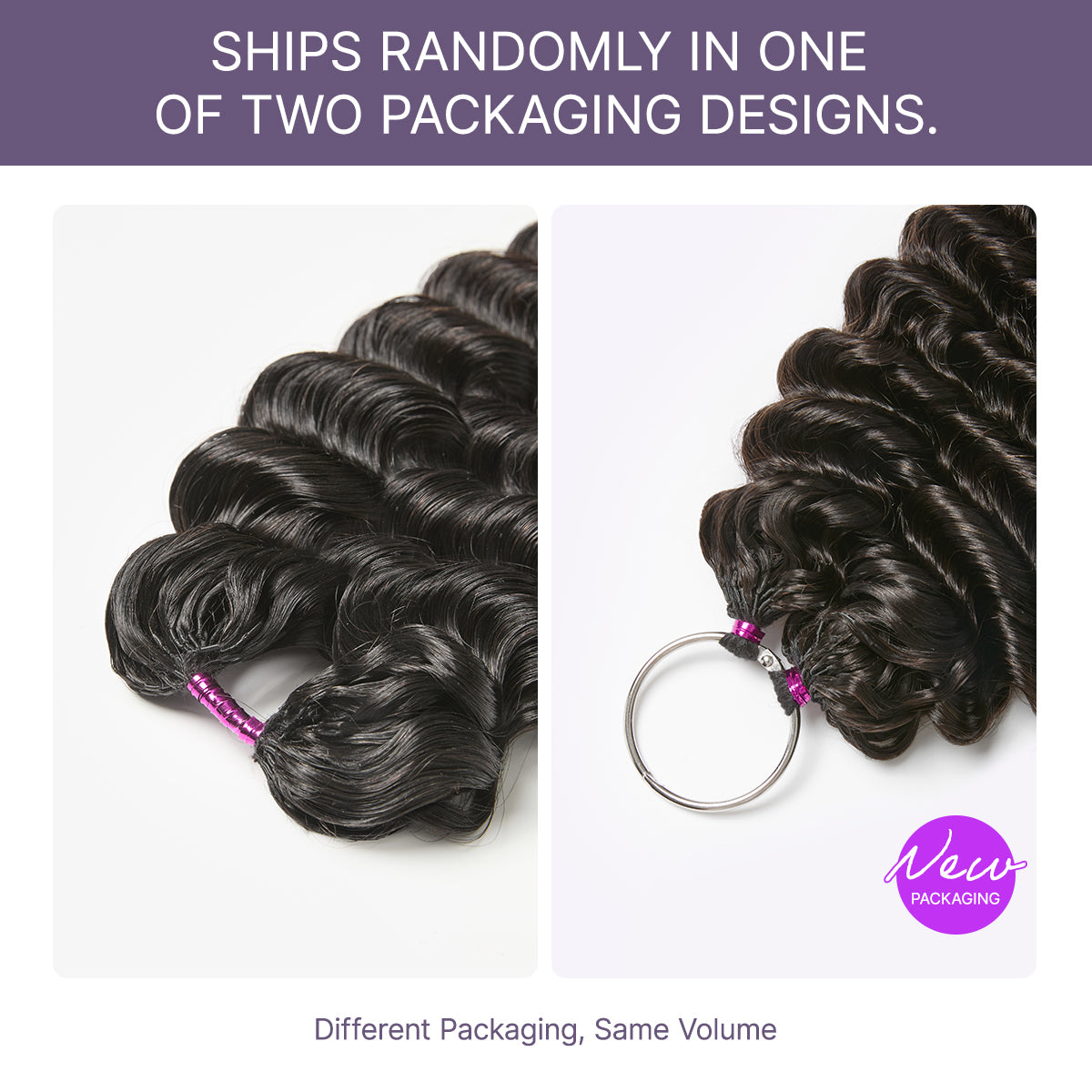 Readitress™ Pre-Separated Feather Crochet Human Hair Extensions Deep Wave / Silky Straight Protective Style with Free Gifts-12