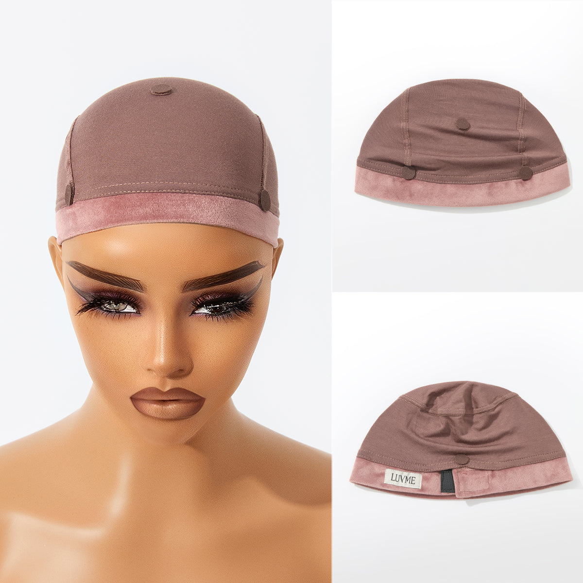 LUVME Wig Cap 2.0 – Adjustable, Skin-Friendly, Easy-Fit Velcro Design | Add-on Item-01