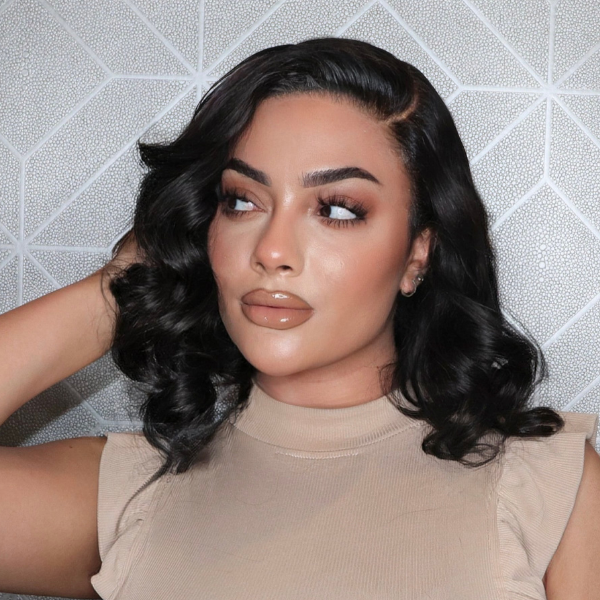 Mature C Part Natural Black Loose Wave Minimalist Undetectable HD Lace Wig 100% Human Hair - US Only-03