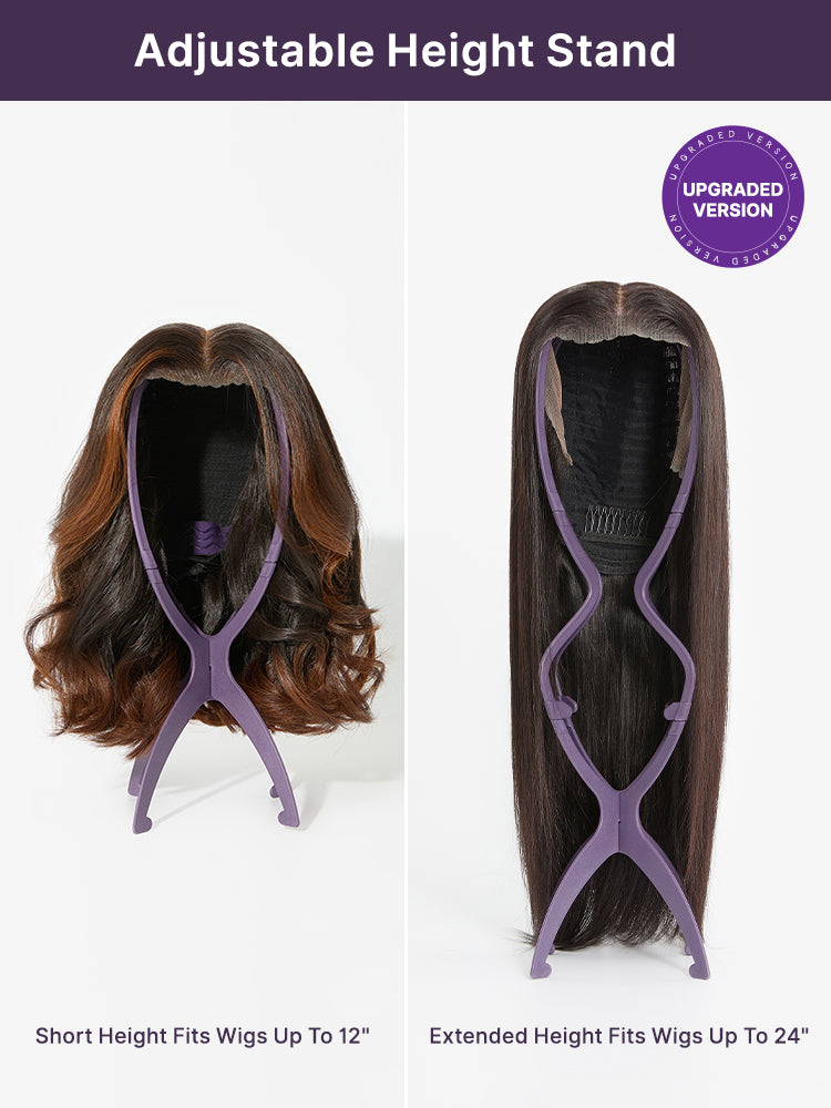 US ONLY | 1pc/3pcs Portable Wig Stand Durable Collapsible Wig Holder for All Wig-04