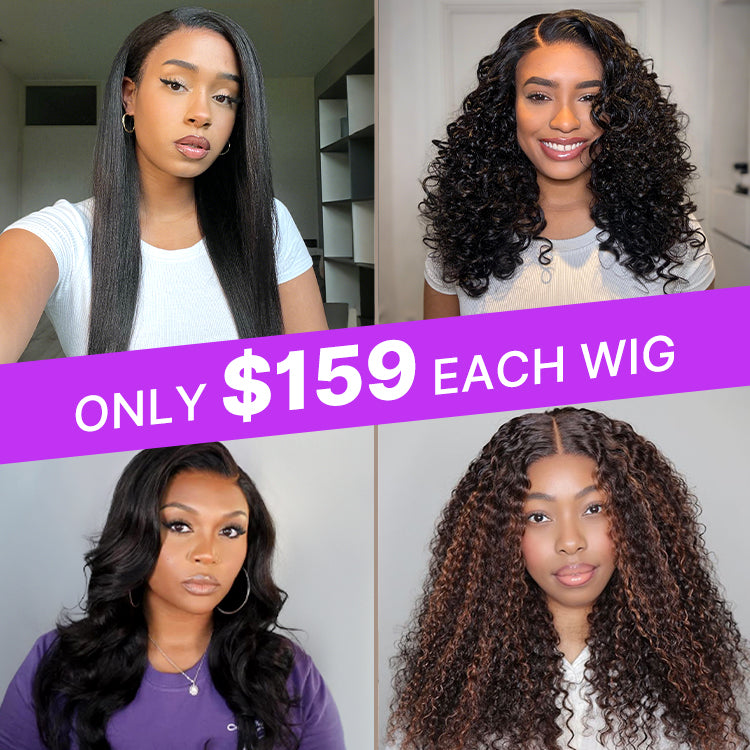 $159 Each | Final Deal 18 inches to 20 inches | Long Wig | 4 Styles Available Only 50 Left | No Code Needed | US ONLY-14