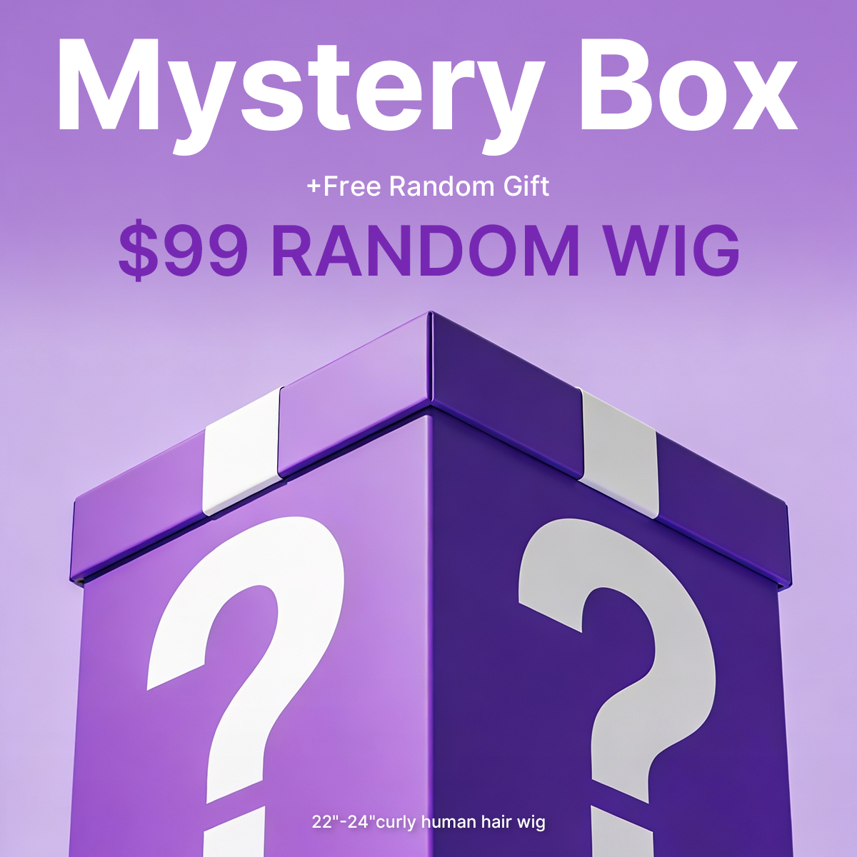 22-24 Inches= $99 | Mystery Box Curly Wig (VALUED Up To $399 )  | Random Color | Ships to US Only*-10