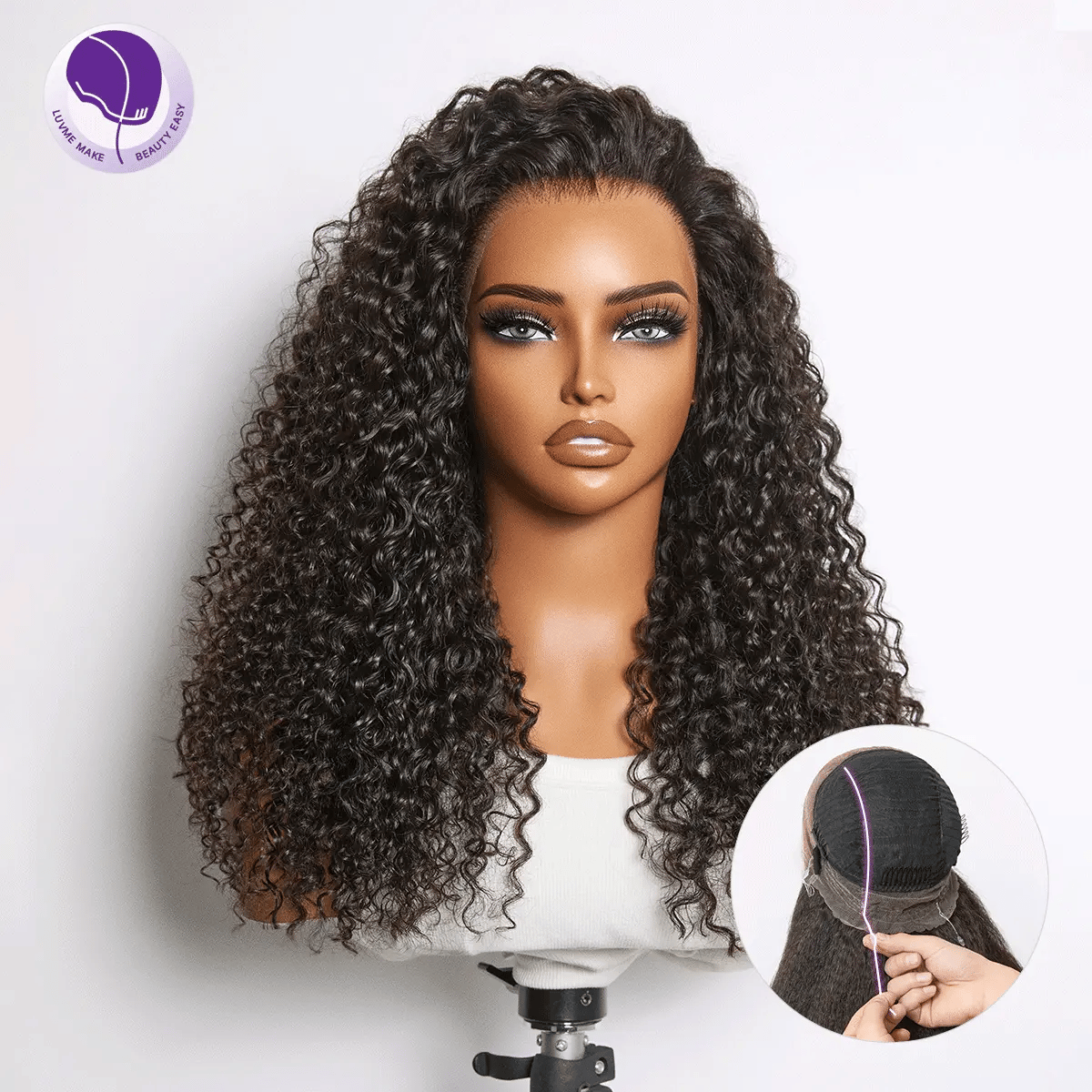 MyOwn-Fit™ 360 HD Lace Free Parting Water Wave Wig Flexi-Fit Invisi Dr
