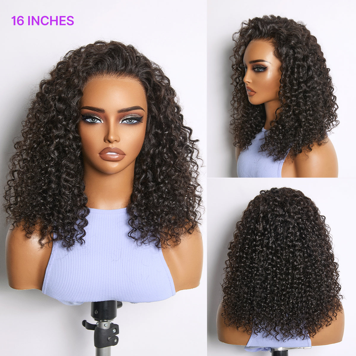 MyOwn-Fit™ 360 HD Lace Free Parting Water Wave Wig Flexi-Fit Invisi Dr