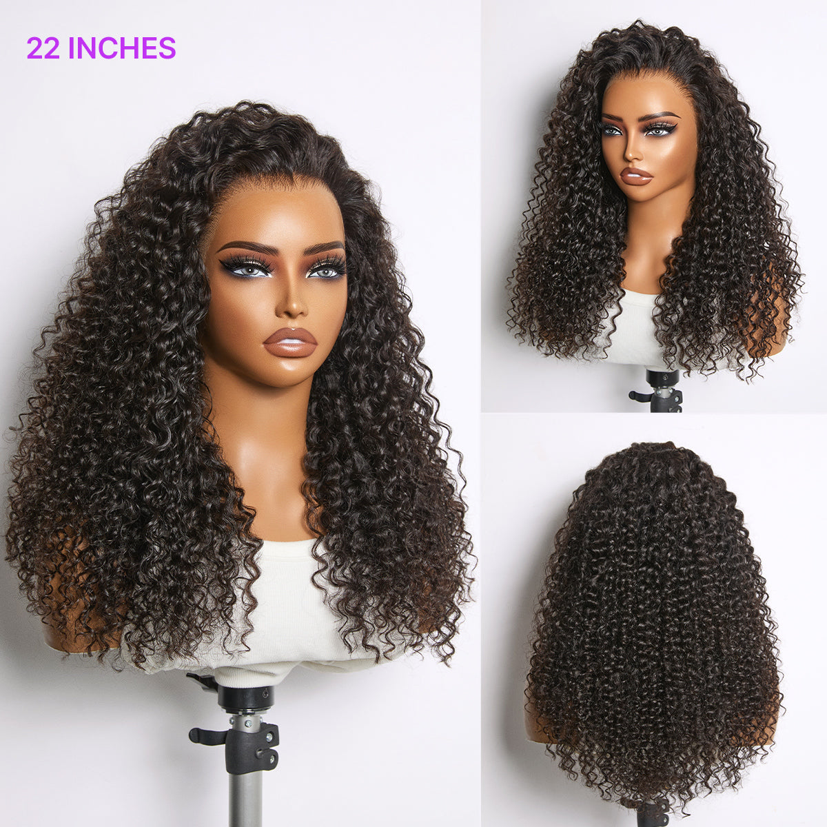 MyOwn-Fit™ 360 HD Lace Free Parting Water Wave Wig Flexi-Fit Invisi Dr
