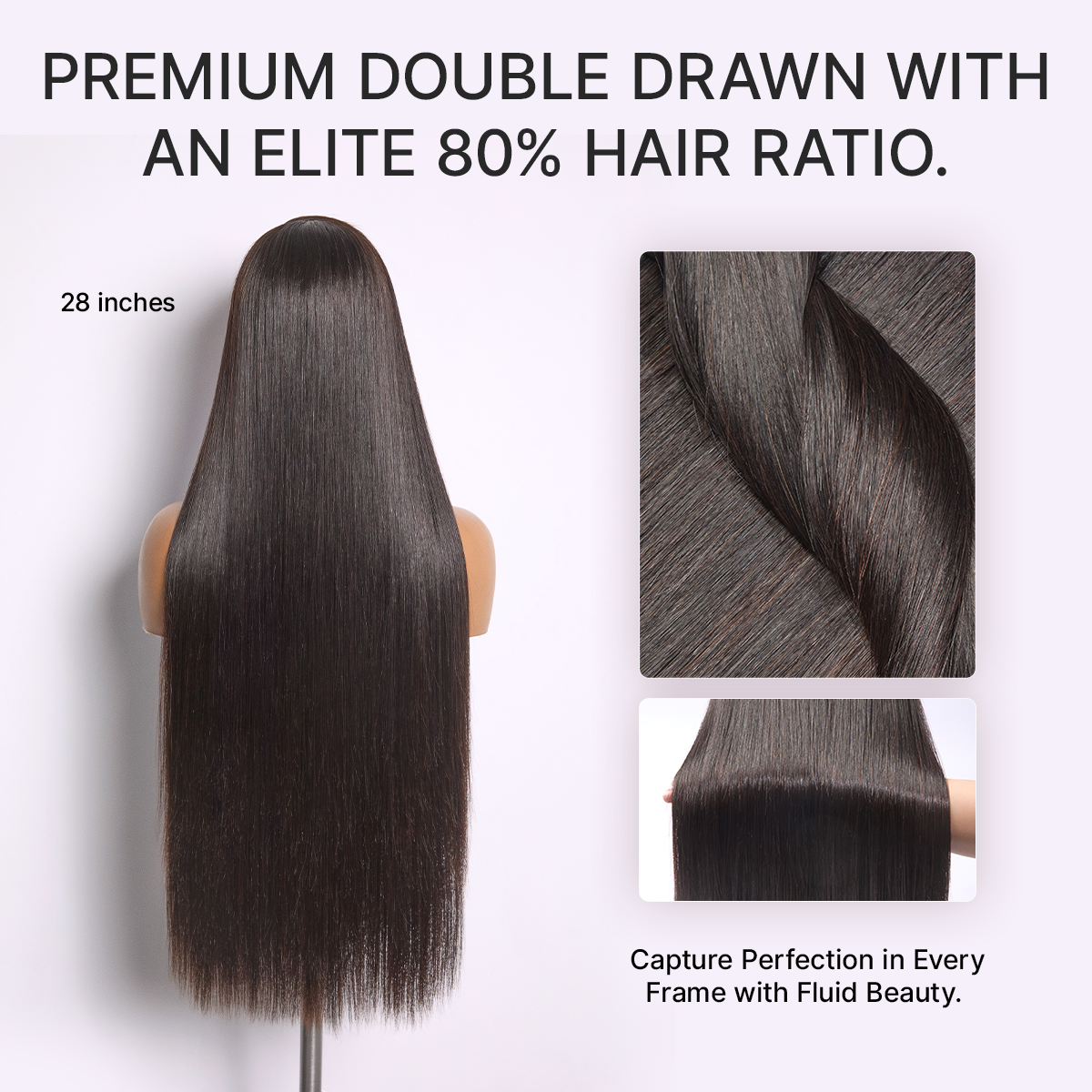 Luvme Hair MyOwn-Fit PartingMax glueless bone straight HD lace wig with baby hair, 7x6 closure, pre-cut, plucked, and bleached ready