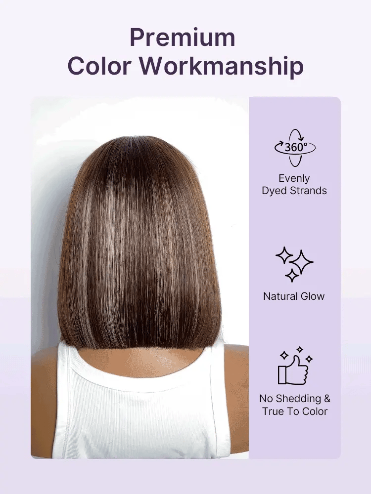 VIP ONLY | Ash Blonde Highlight Glueless 5x5 HD Closure Lace Bob Wig Pre-Cut Lace Flexi-Fit Drawstring Cap-05