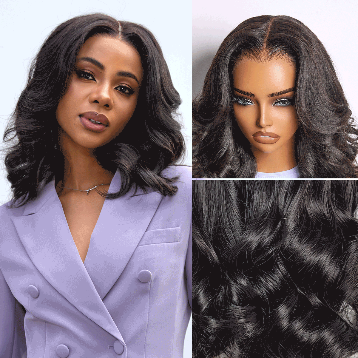 Luvme All-Day Curl Hold™ Premier Grade Hair Shoulder Length Body Wave CuticleAlign™ PartingMax Glueless 7x6 HD Lace Wig Pre-Cut Lace-36