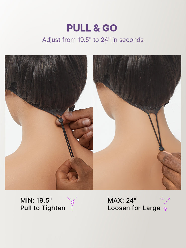 All-Day Curl Hold™ Premier Grade Hair 250% Density Loose Wave SilkShield™ Glueless 13x4 HD Lace Front Wig Pre-Cut Lace Flexi-Fit Drawstring Cap-23