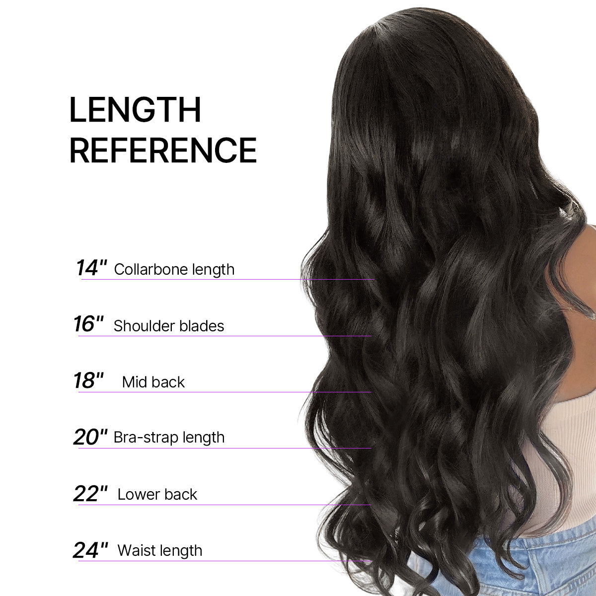 Tape in Extensions Human Hair 110g 40pcs Body Wave Natural Black Seamless Invisible Double Sided Extensions-10