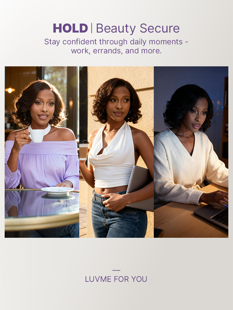 All-Day Curl Hold™ Premier Grade Hair 250% Density Loose Wave SilkShield™ Glueless 13x4 HD Lace Front Wig Pre-Cut Lace Flexi-Fit Drawstring Cap-26