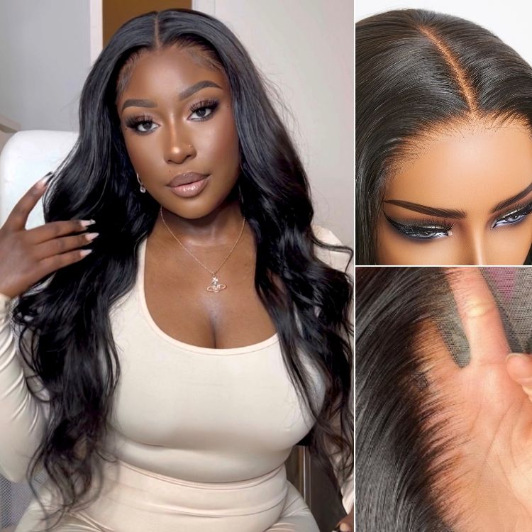 48H Delivery | Luvme All-Day Comfort™ PartingMax 7x6 HD Lace Glueless Wig Soft Loose Wave Human Hair Wig Pre-Cut Lace - US Only-02