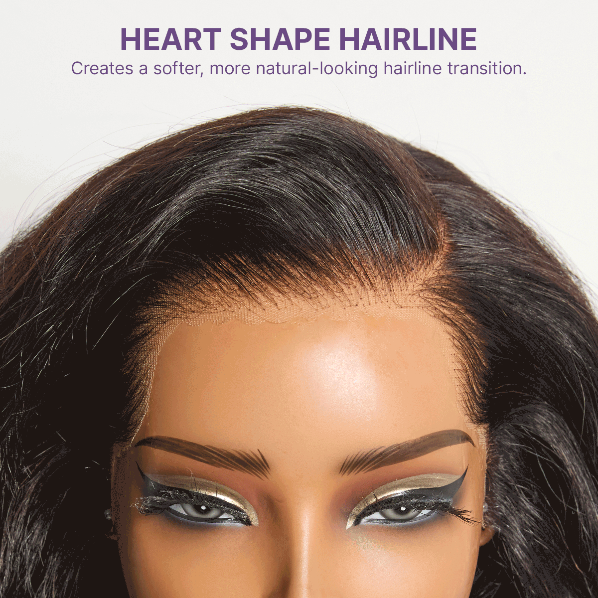 Luvme Hair All-Day Curl Hold™ loose wave HD lace front wig with pre-cut lace, 250% density, and Flexi-Fit cap for natural look