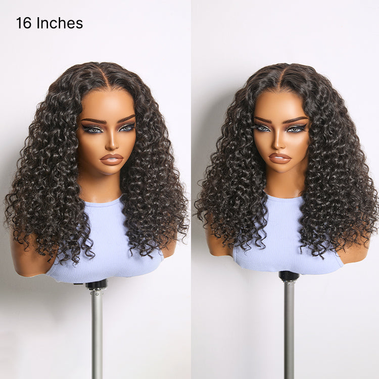Luvme All-Day Comfort Water Wave HD Lace Human Hair Wig with 7x6 closure, soft full density, and pre-cut lace for a natural look