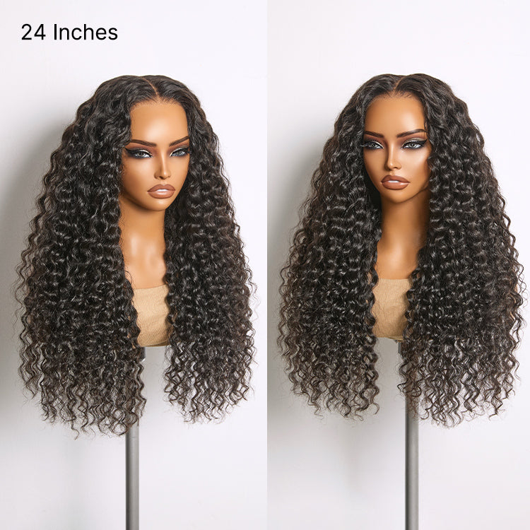 Luvme All-Day Comfort Water Wave HD lace human hair wig with 7x6 closure, high density, soft full texture, pre-cut lace