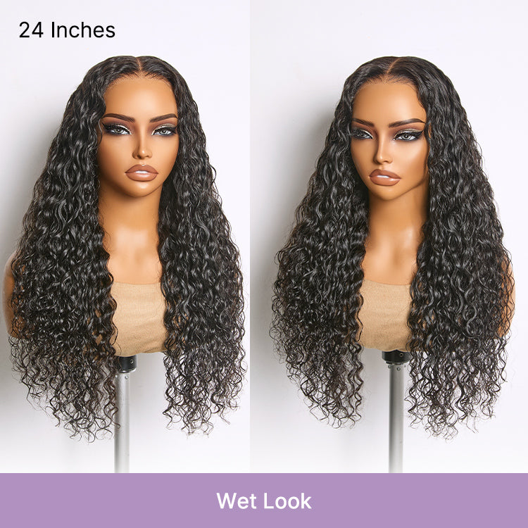 Luvme All-Day Comfort Wig 180% Density Soft & Full Water Wave Glueless 7x6 Closure HD Lace Human Hair Wig Pre-Cut Lace-07