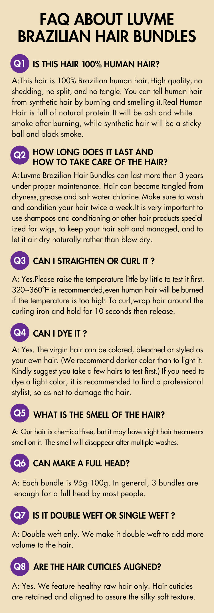 Luvme Too Easy Texture™ Yaki Straight 100% Virgin Human Hair Bundles 1pc / 3pcs - US Only-09