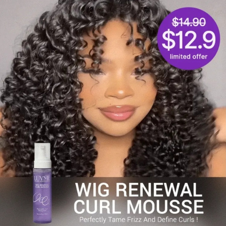 US Only | Wig Curl Mousse with Coconut Oil & Shea, Bounceable Curls, Strong Hold, Frizz Control Styling | Add-on Item-13