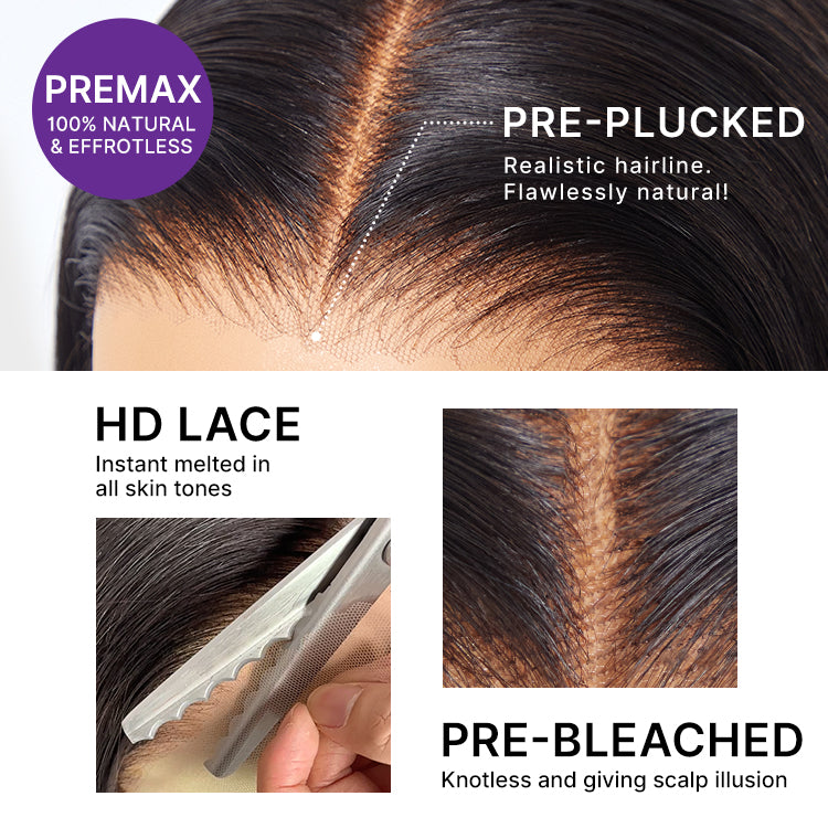 Luvme All-Day Comfort Wig 180% Density Blonde Highlight Butterfly Cut Layered Light Yaki Straight Glueless 7x6 Closure HD Lace Wig Pre-Cut Lace-09