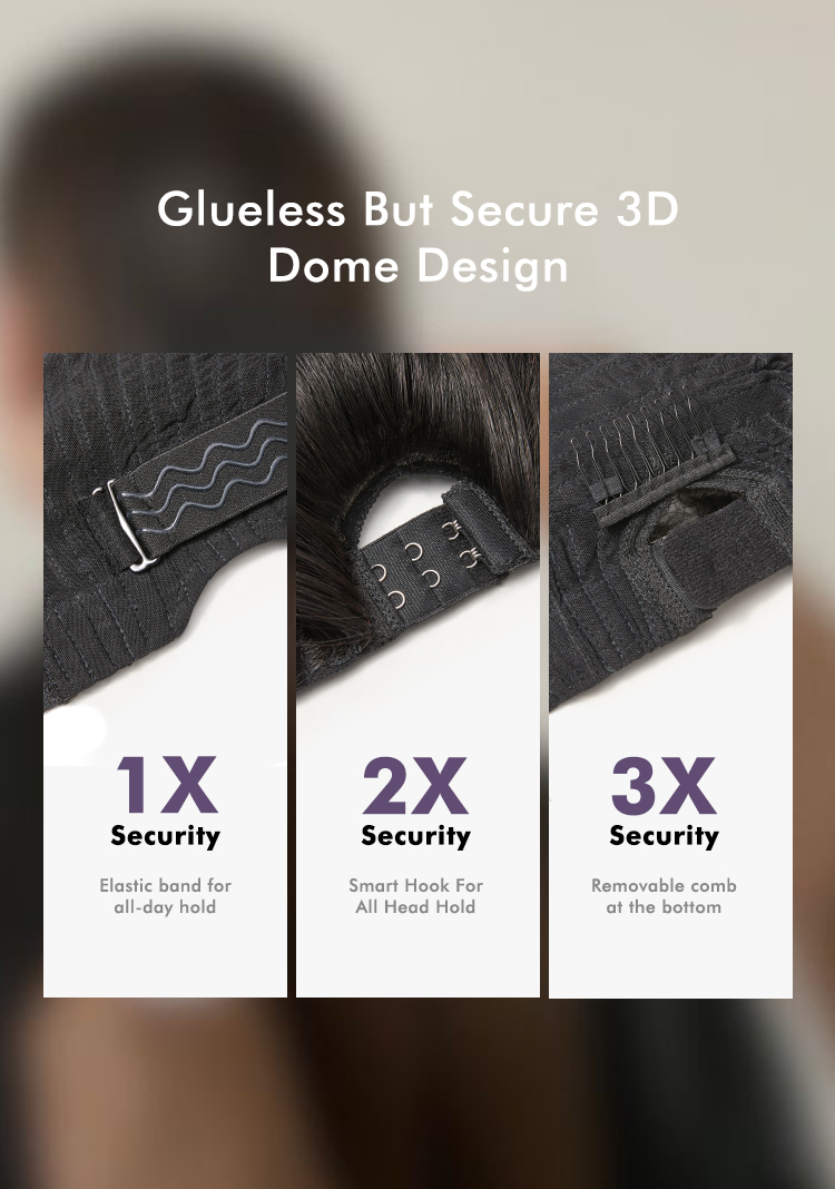 Luvme All-Day Comfort Wig 180% Density Blonde Highlight Butterfly Cut Layered Light Yaki Straight Glueless 7x6 Closure HD Lace Wig Pre-Cut Lace-24