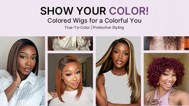 Color and style versatility in high quality human hair wigs