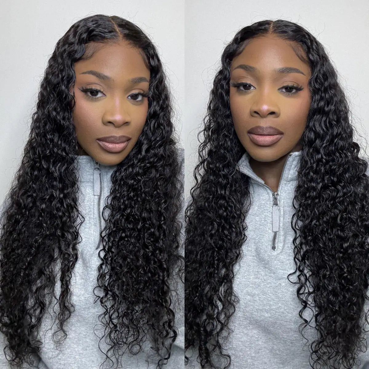 Special Deal | PreMax 250% Density Water Wave Glueless Flexi-Fit Drawstring 13x4 Frontal Lace Fluffy Curly High Density Wig Pre-Cut Lace-18