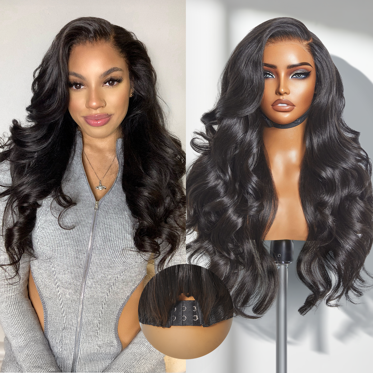 Myown-Fit™ Wig PartingMax Glueless 7x6 Closure HD Lace Loose Body Wave Long Wig Pre-Cut Lace-76