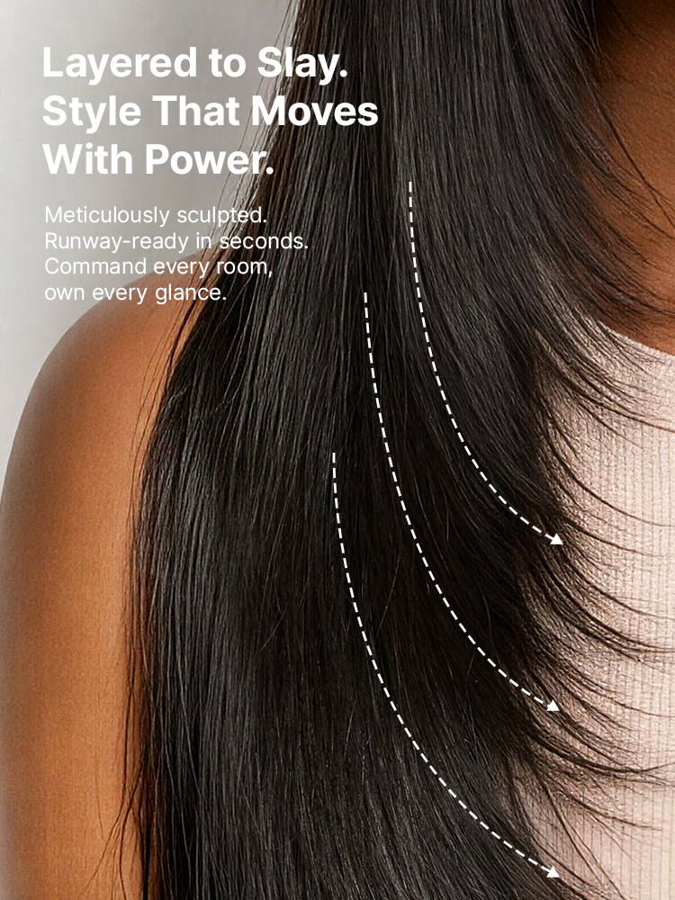 PreMax Super Natural Hairline Face-Framing Layered Cut Silky Straight Glueless 13x4 Frontal Lace Wig Human Hair Pre-Cut Lace-09