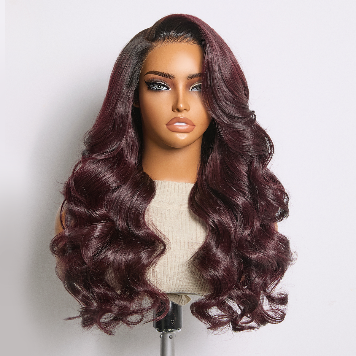 Luvme All-Day Comfort Wig 180% Density Rich Dark Plum Loose Body Wave PartingMax Glueless 7x6 Closure HD Lace Wig Pre-Cut Lace-01